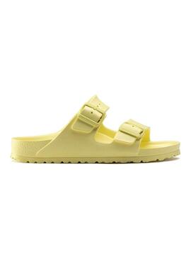 Sandali Birkenstock Arizona Eva Popcorn gialli per donna.