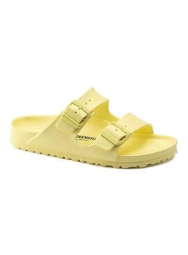 Sandali Birkenstock Arizona Eva Popcorn gialli per donna.