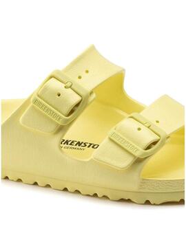 Sandali Birkenstock Arizona Eva Popcorn gialli per donna.