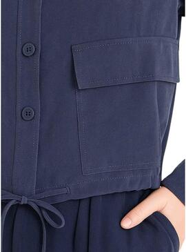 Camicia Naf Naf militare marina per donna.