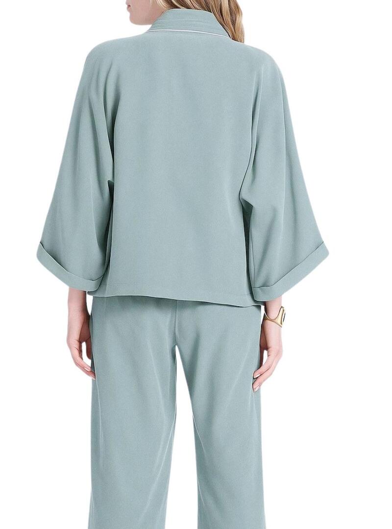Giacca kimono verde Naf Naf per donna.