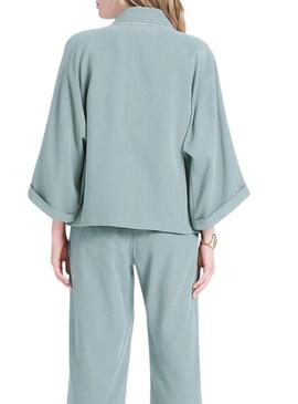 Giacca kimono verde Naf Naf per donna.