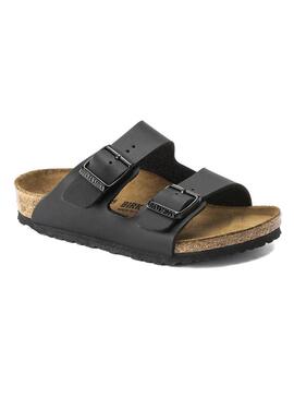 Sandali Birkenstock Arizona nero per bambina e bambino