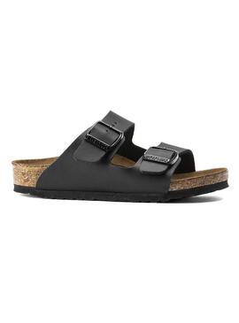 Sandali Birkenstock Arizona nero per bambina e bambino