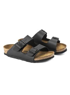 Sandali Birkenstock Arizona nero per bambina e bambino