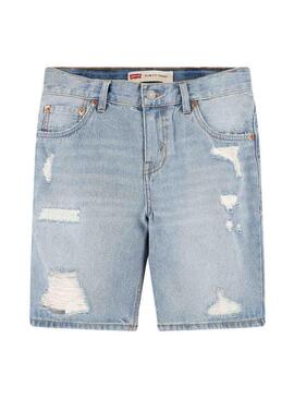 Bermuda in denim distrutto Levis per bambino.