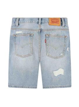 Bermuda in denim distrutto Levis per bambino.