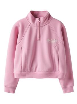Felpa Name It Jugel rosa per bambina