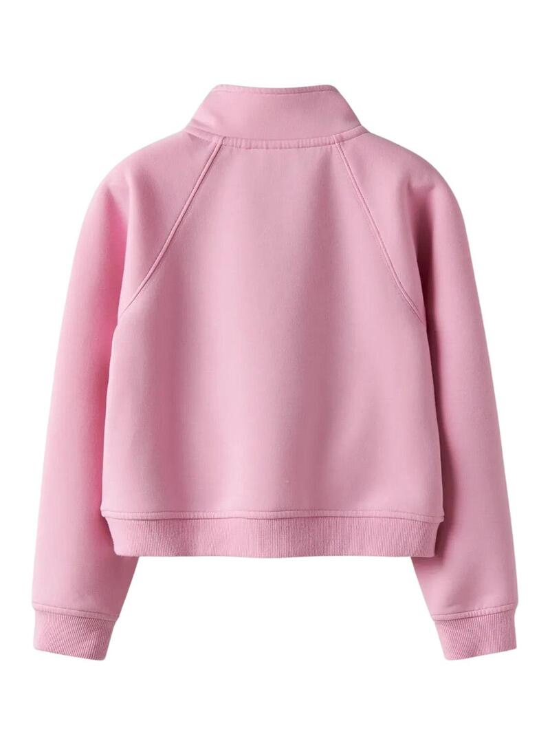 Felpa Name It Jugel rosa per bambina