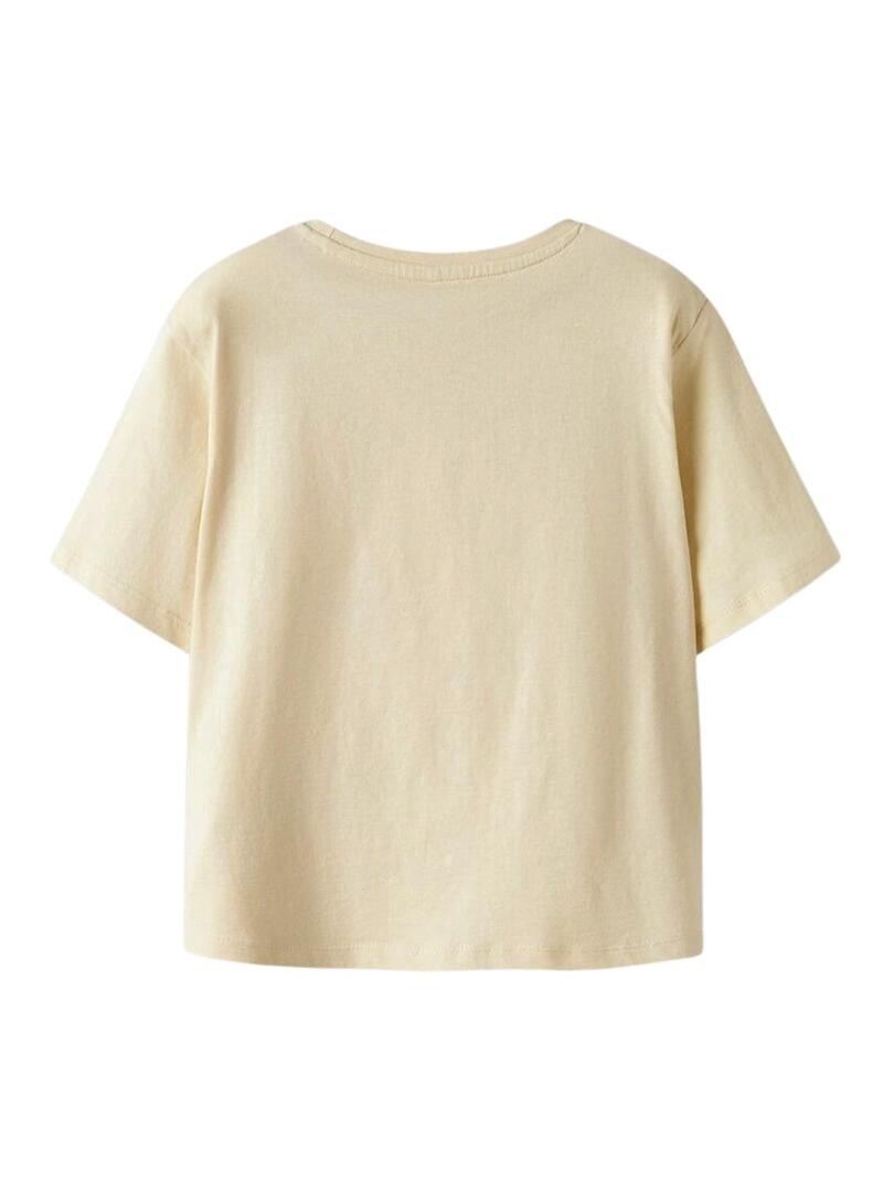 Maglietta Name It Jekan beige per ragazze