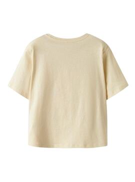 Maglietta Name It Jekan beige per ragazze