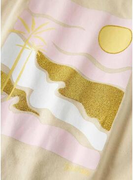 Maglietta Name It Jekan beige per ragazze