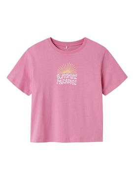 Maglietta Name It Jassa rosa per bambina