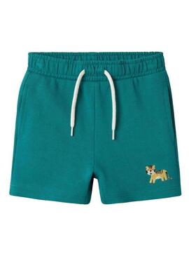 Shorts Name It Janko verde per ragazzi