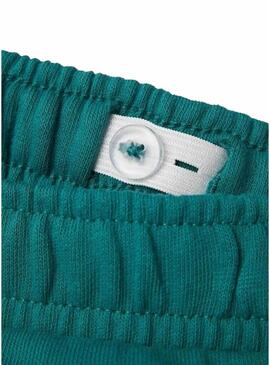 Shorts Name It Janko verde per ragazzi