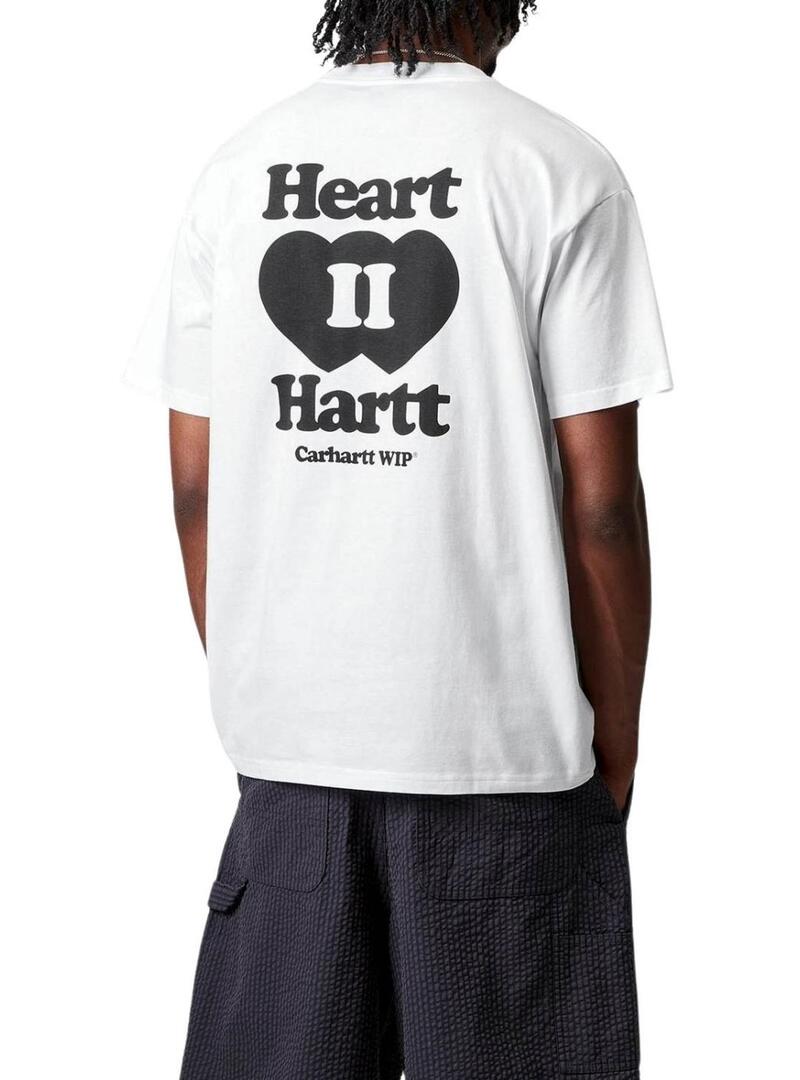 Maglietta Carhartt Heart bianca per uomo