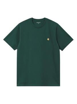 Maglietta Carhartt Chase verde scuro per uomo