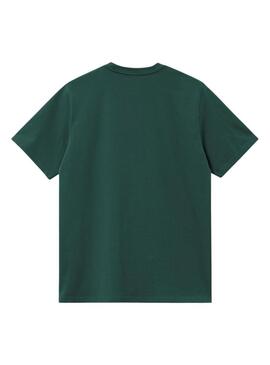 Maglietta Carhartt Chase verde scuro per uomo