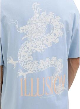 Maglietta Jack and Jones Charge blu per uomo