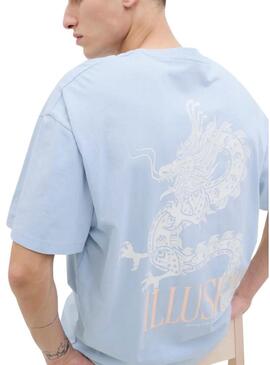 Maglietta Jack and Jones Charge blu per uomo