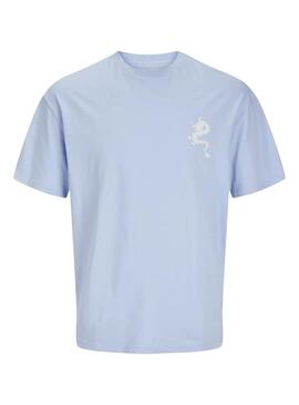 Maglietta Jack and Jones Charge blu per uomo