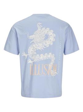 Maglietta Jack and Jones Charge blu per uomo
