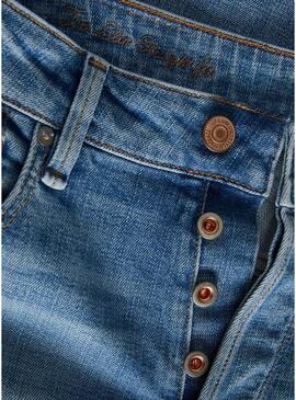 Pantaloni in denim Jack and Jones Tim Davis skinny per uomo