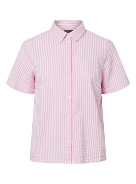 Camicia Pieces Sally rosa per donna