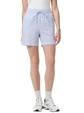 Pezzi di Bermuda Sally blu per donna.