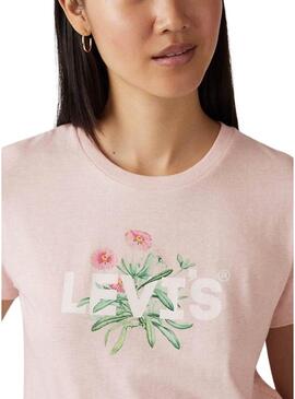 Maglietta Levis The Perfect Tee rosa per donna