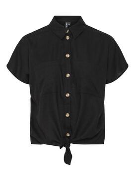 Camicia Pieces Pia nera per donna