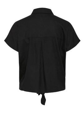 Camicia Pieces Pia nera per donna