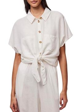 Camicia Pieces Pia bianca per donna