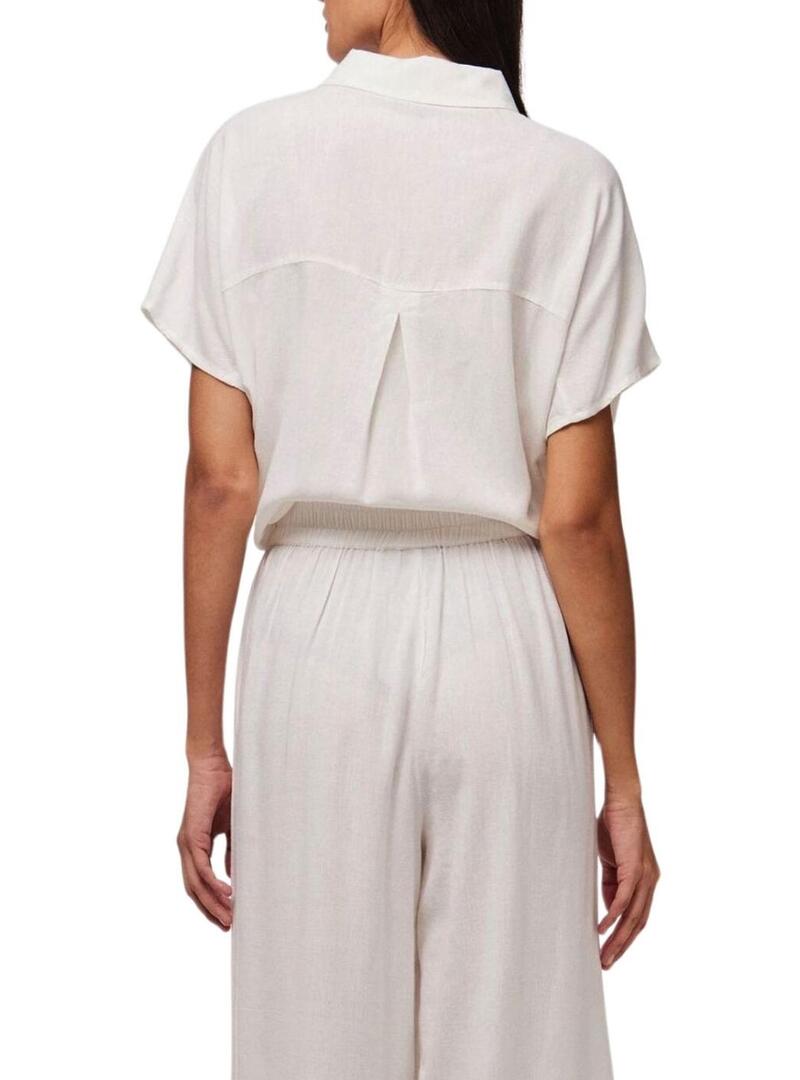 Camicia Pieces Pia bianca per donna