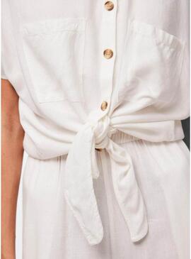 Camicia Pieces Pia bianca per donna