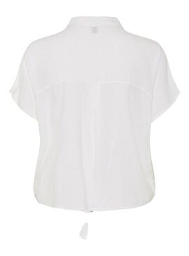 Camicia Pieces Pia bianca per donna