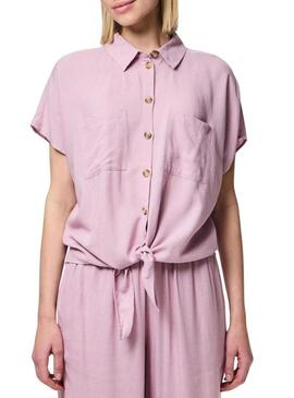 Camicia Pieces Pia rosa per donna