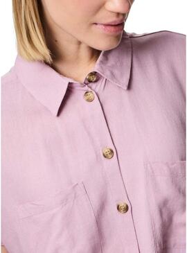 Camicia Pieces Pia rosa per donna