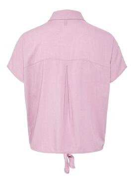 Camicia Pieces Pia rosa per donna