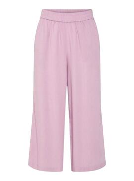 Pantaloni Pieces Pia rosa per donna