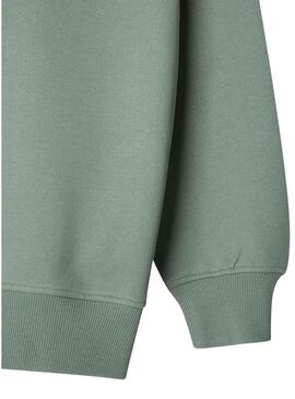 Felpa Pepe Jeans Luke verde per bambino