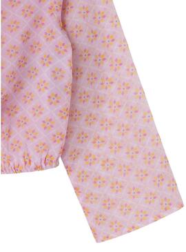 Blusa Pepe Jeans Victoria rosa per bambina