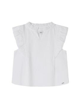 Camicetta Pepe Jeans Monica bianca per ragazza