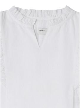 Camicetta Pepe Jeans Monica bianca per ragazza