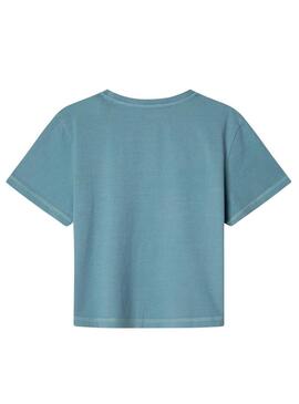 Maglietta Pepe Jeans Thais turchese per ragazza