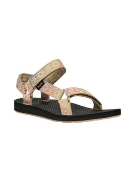 Sandali Teva Universal Anhydra beige per donna.