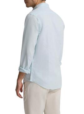 Camicia sportiva oxford verde chiaro liscia