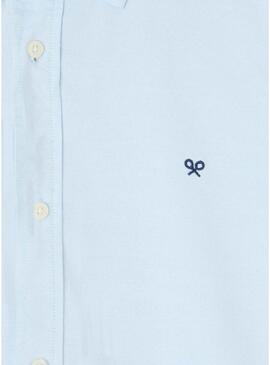 Camicia sportiva oxford verde chiaro liscia