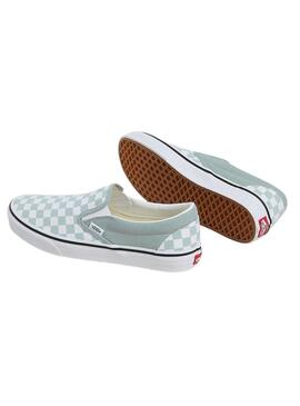 Scarpa Vans Classic Slip-On turchese per donna.