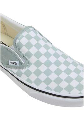 Scarpa Vans Classic Slip-On turchese per donna.
